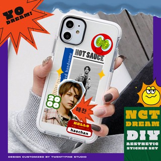 Bộ miếng dán trang trí điện thoại hình NCT DREAM HOT SAUCE (Do It Yourself)
