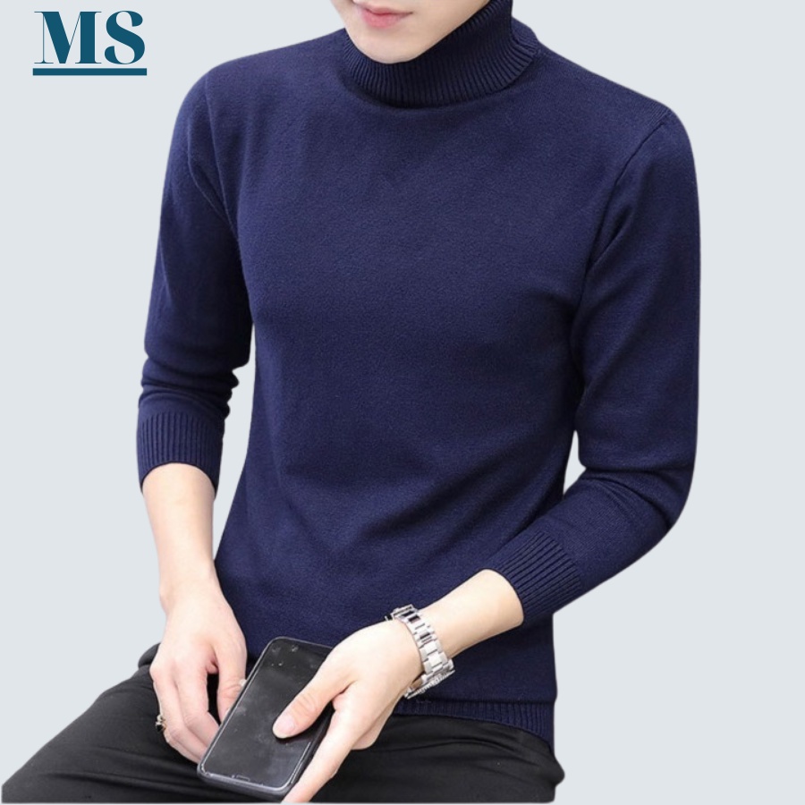 Áo Len Cổ Lọ,áo len nam, thời trang nam MENSWEAR chất Len mềm mịn kiểu dáng Hàn Quốc giữ nhiệt phong cách hàn quốc.