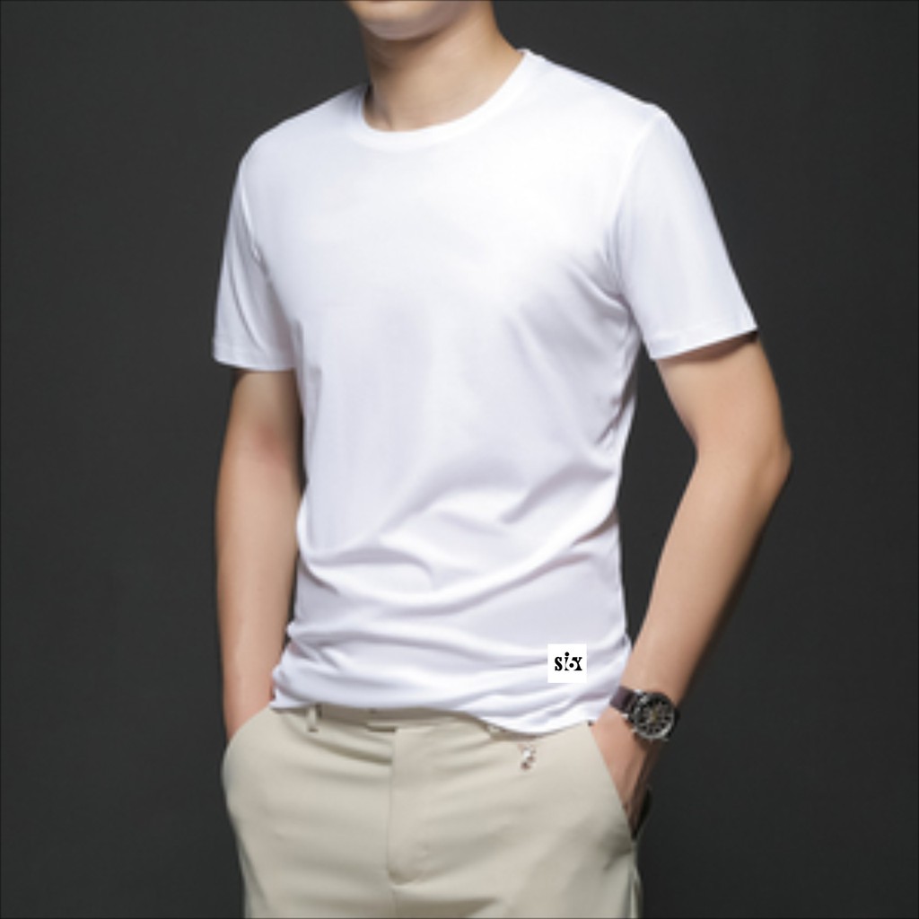 Áo phông nam nữ màu trơn đi làm đi chơi, thoải mái, thoáng mát | BigBuy360 - bigbuy360.vn