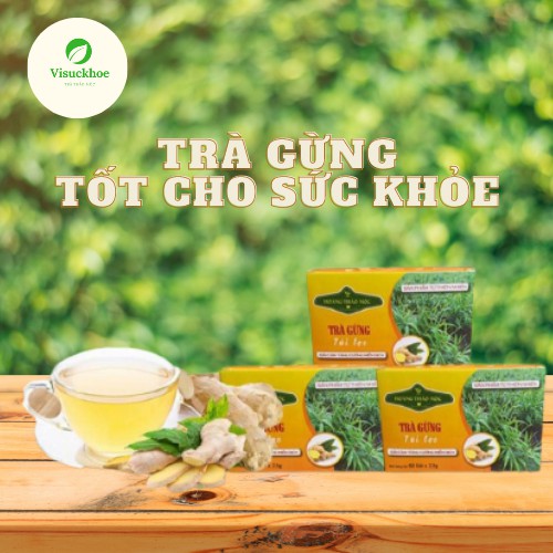 [GIẢI CẢM] Trà gừng Hoàng Thảo Mộc Giúp ổn định đường huyết và huyết áp. Giúp giải cảm, giảm chóng mặt, đau đầu, ăn khôn | BigBuy360 - bigbuy360.vn