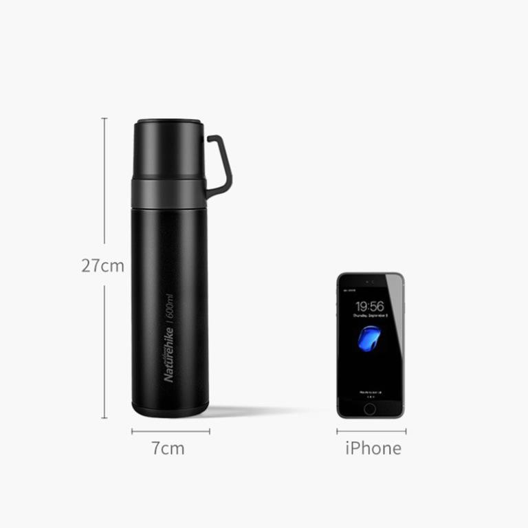 BÌNH GIỮ NHIỆT 600ml NATUREHIKE NH17S020-B