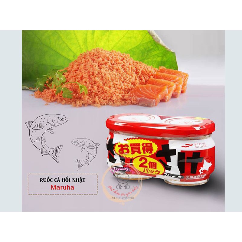 Set Ruốc Cá Hồi Mahura 2 Hũ x 50gr Nhật Bản