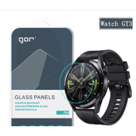 Bộ 3 miếng dán Kính cường lực Gor Huawei Watch GT3 46mm trong suốt