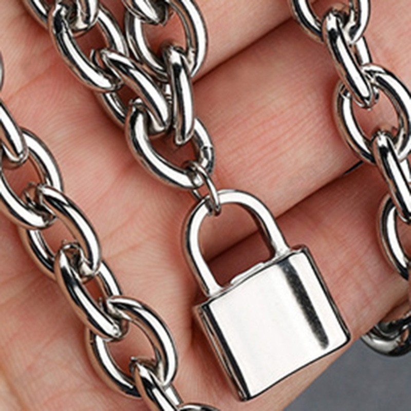 Vòng tay xích mặt khóa nhỏ TB63 - TOBI'SHOP