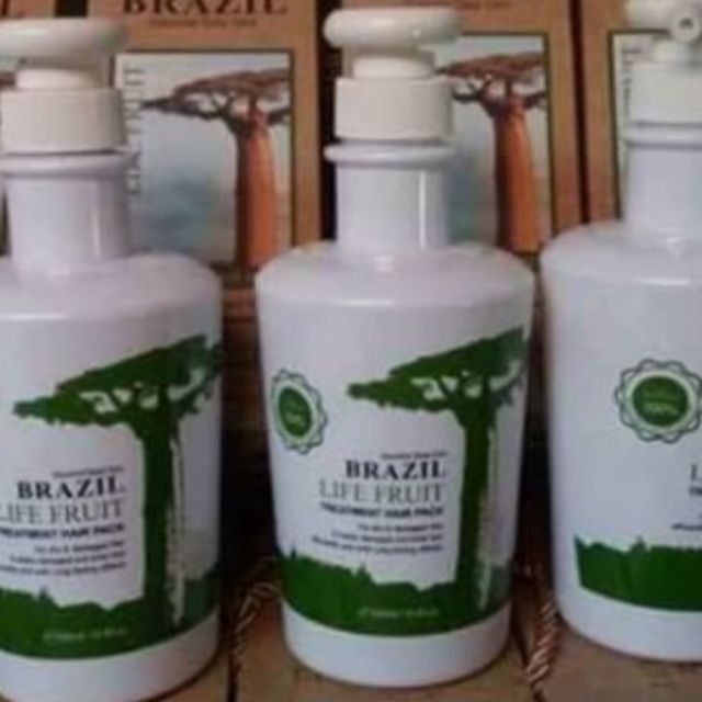 KEM HẤP DẦU PHỤC HỒI TÓC HƯ TỔN KARATIN BRAZIL LIFE FRUIT 550ML