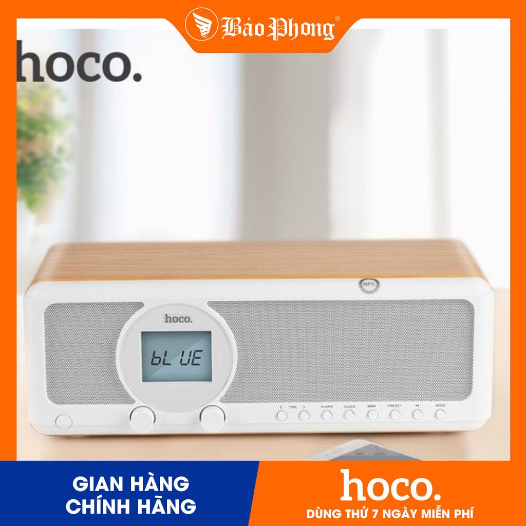 Loa HOCO BS12 không dây Bluetooth 4.1 Vân gỗ Dành cho điện thoại iPhone iP Huawei Samsung Oppo Realme giá rẻ đẹp