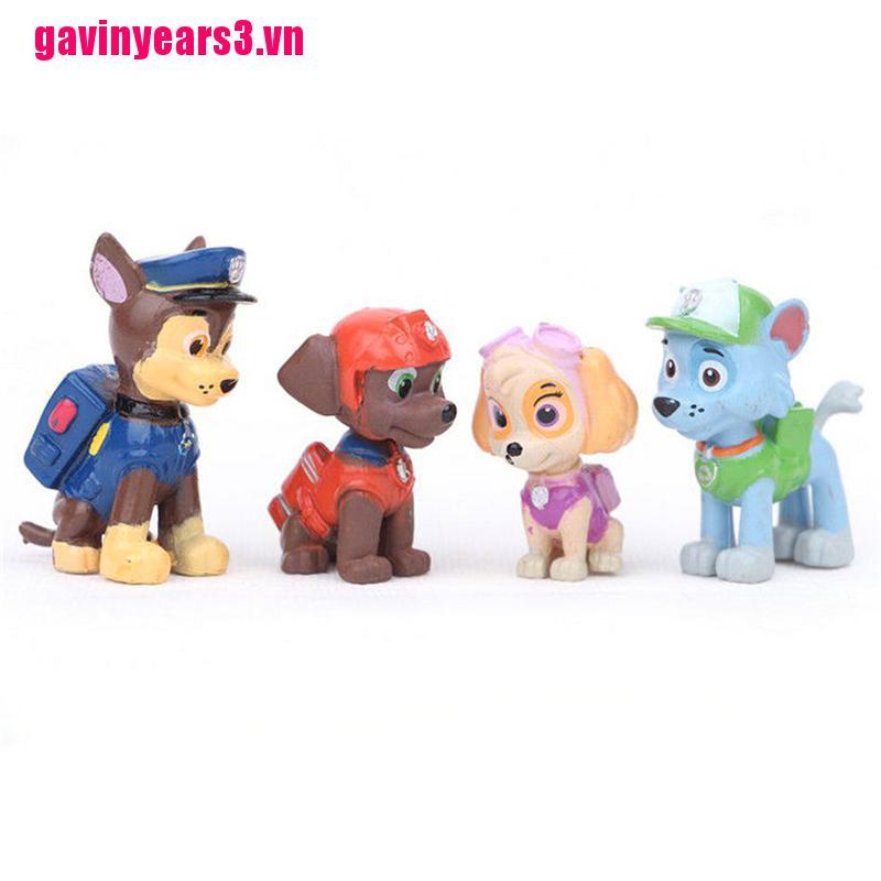 Set 12 Mô Hình Đồ Chơi Mini Nhân Vật Trong Phim Hoạt Hình "Paw Patrol"