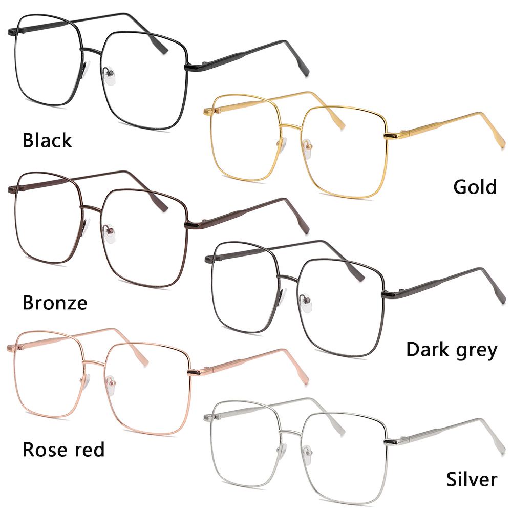 Mắt Kính Gọng Vuông Siêu Nhẹ Chống Tia Bức Xạ Thời Trang