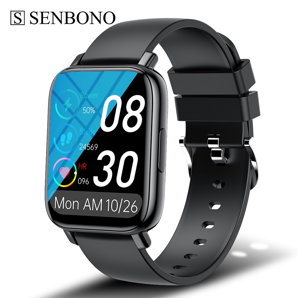 Đồng Hồ Thông Minh Senbono GTS 2022 1.70 Inch HD Full Touch IP68 Chống Nước Dành Cho Nam Và Nữ
