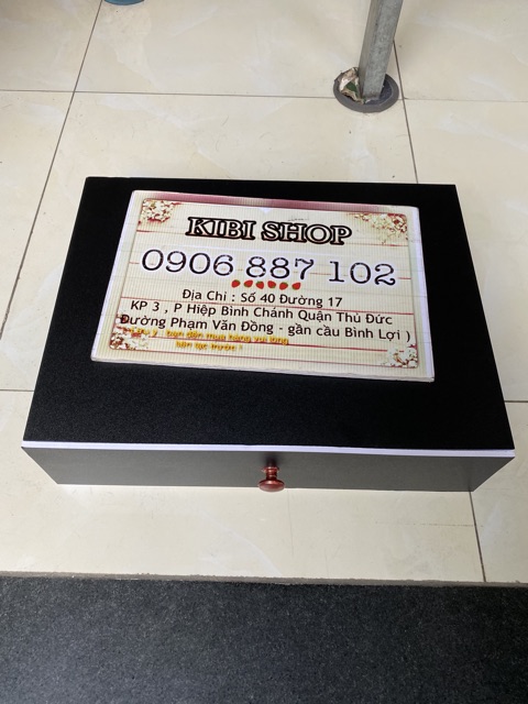 Hộp Đựng Tiền Lẻ Thu Ngân 10 Ngăn Màu Đen