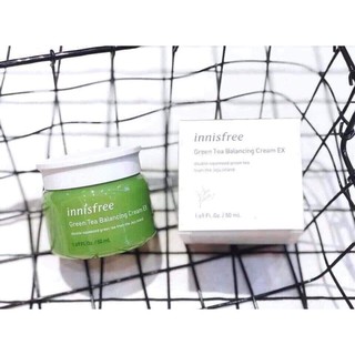 [Chính Hãng] Kem Dưỡng Ẩm Trà Xanh Jeju Innisfree Green Tea Balancing Cream EX 50ml