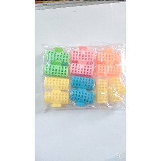 Set 2 Lô Cuốn Tóc Tự Dính Có Kẹp Cố Định