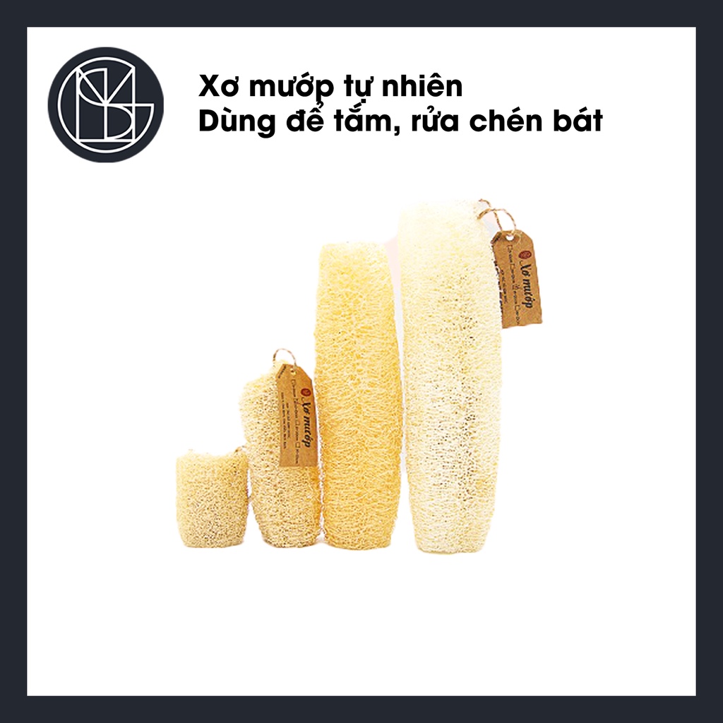 Xơ Mướp tẩy tế bào chết, massage cơ thể, rửa chén bát, độ dài 6-10cm