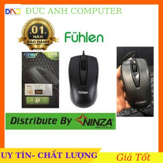 Chuột Máy Tính ✨Free Ship ✨Chuột FUHLEN L102 -Chính Hãng NINZA Bảo Hành 12 Tháng - Cổng Usb- Có Tem Chống Hàng Giả