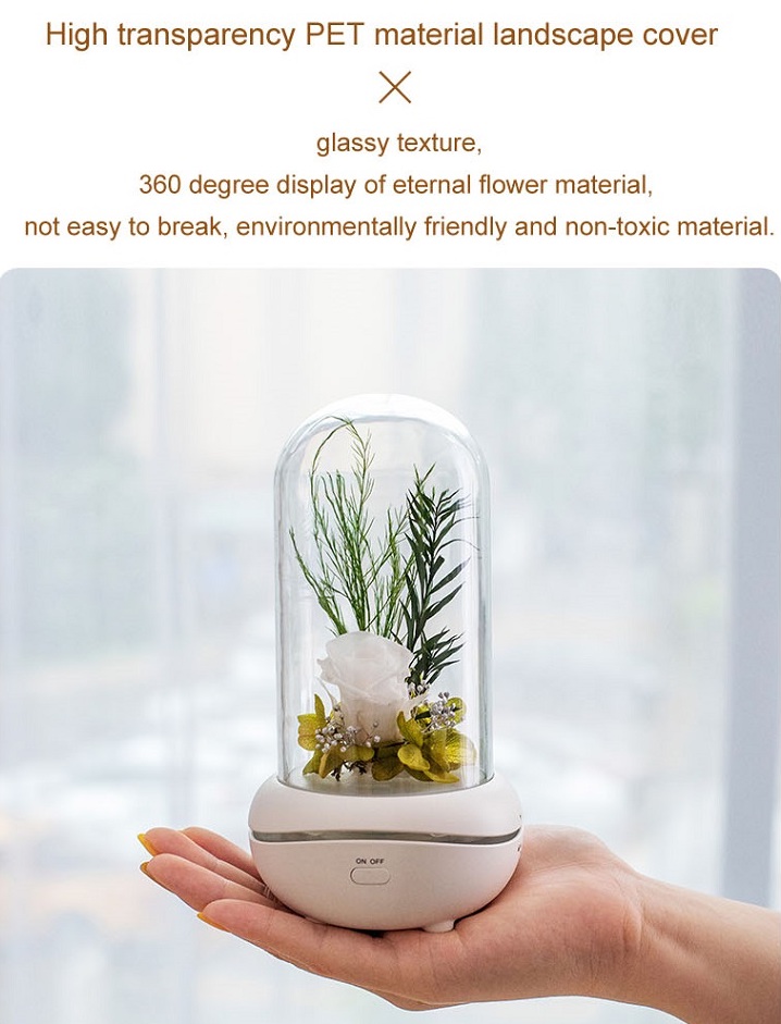 thiết bị gia dụng máy phun sương máy lọc không khí 7 màu đèn led máy xông tinh dầu máy phun sương mini Ultrasonic Essential Oil Aroma Diffuser Lamp