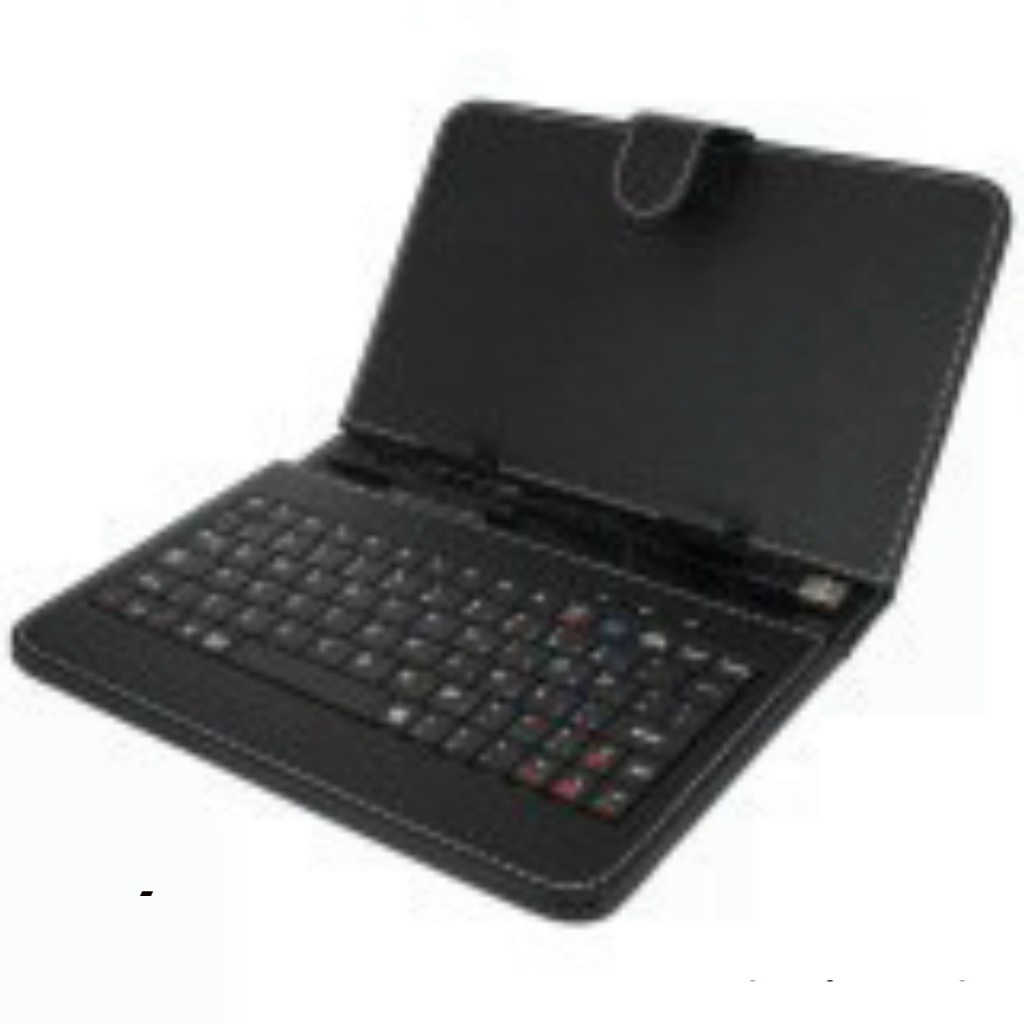 Bao da kiêm bàn phím 7 inch cho điện thoại/ máy tính bảng Bx Electronics (Đen) V20 PKGT002