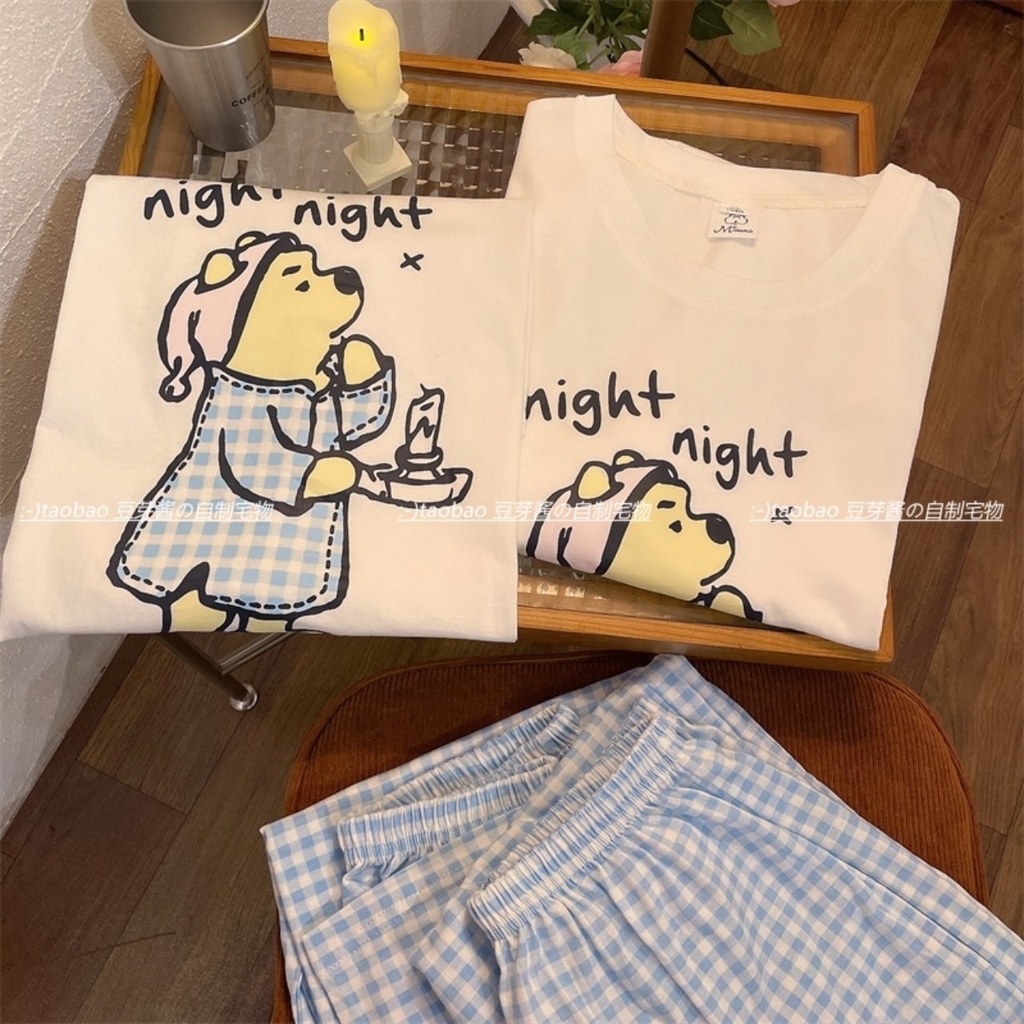 SET ĐỒ NGỦ NỮ MẶC NHÀ PIJAMA HỌA TIẾT ULZANG CUTE DỄ THƯƠNG HOT TREND 2021