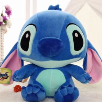 Gấu Bông Stitch Màu Xanh , Thú Nhồi Bông Dozemon Pikachu Size 60Cm-80Cm -1M