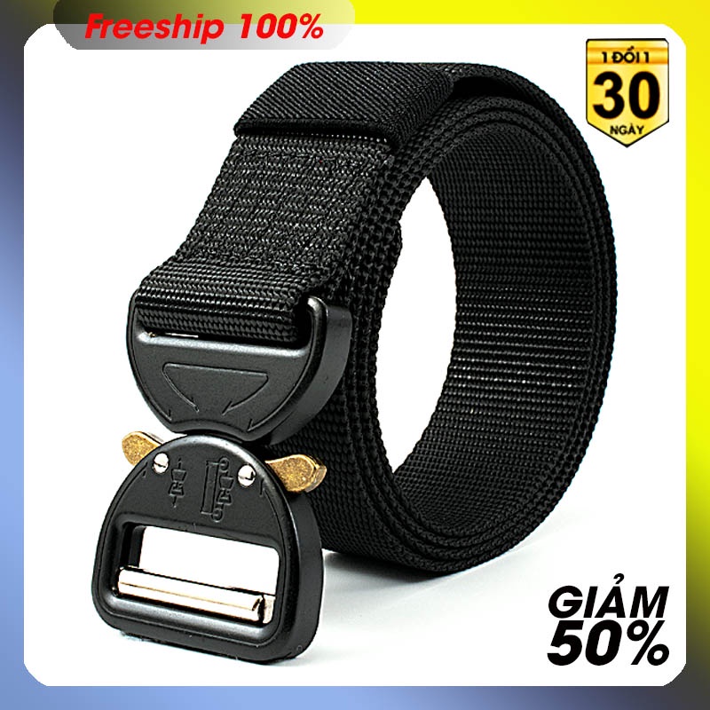 Thắt lưng nam dù phượt - Size 3,5 x 120 cm - Khoa kim loại - phong cách xịn sò - Bền rẻ đẹp - Kèm video sản phẩm.