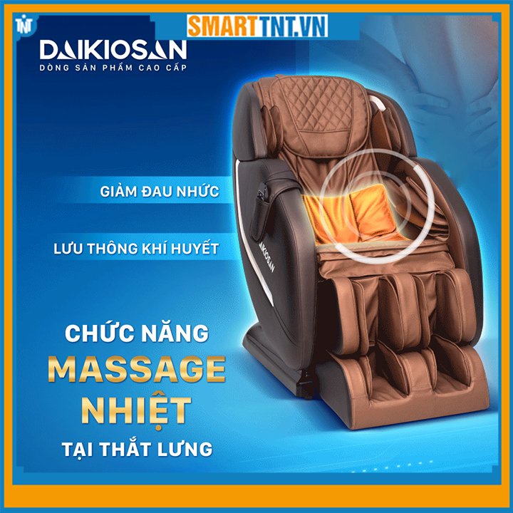 Ghế Massage sang trọng hàng chính hãng Daikiosan DVGM-10002 cao cấp