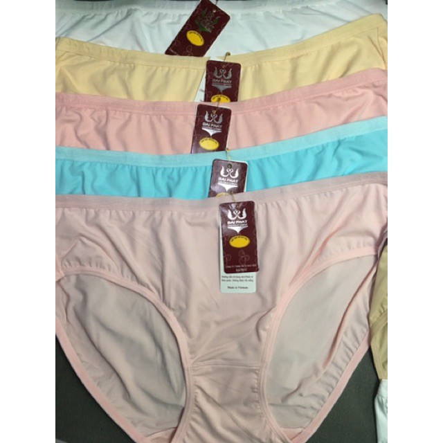 Quần lót nữ size lớn 80kg thun lạnh cạp trơn xịn Đại Phát MS32600