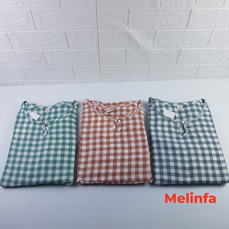 Bộ đồ ngủ nữ quần dài vải bông Cotton tự nhiên mềm mại thoáng mát, bộ Pyjamas mặc nhà mã VABD0197