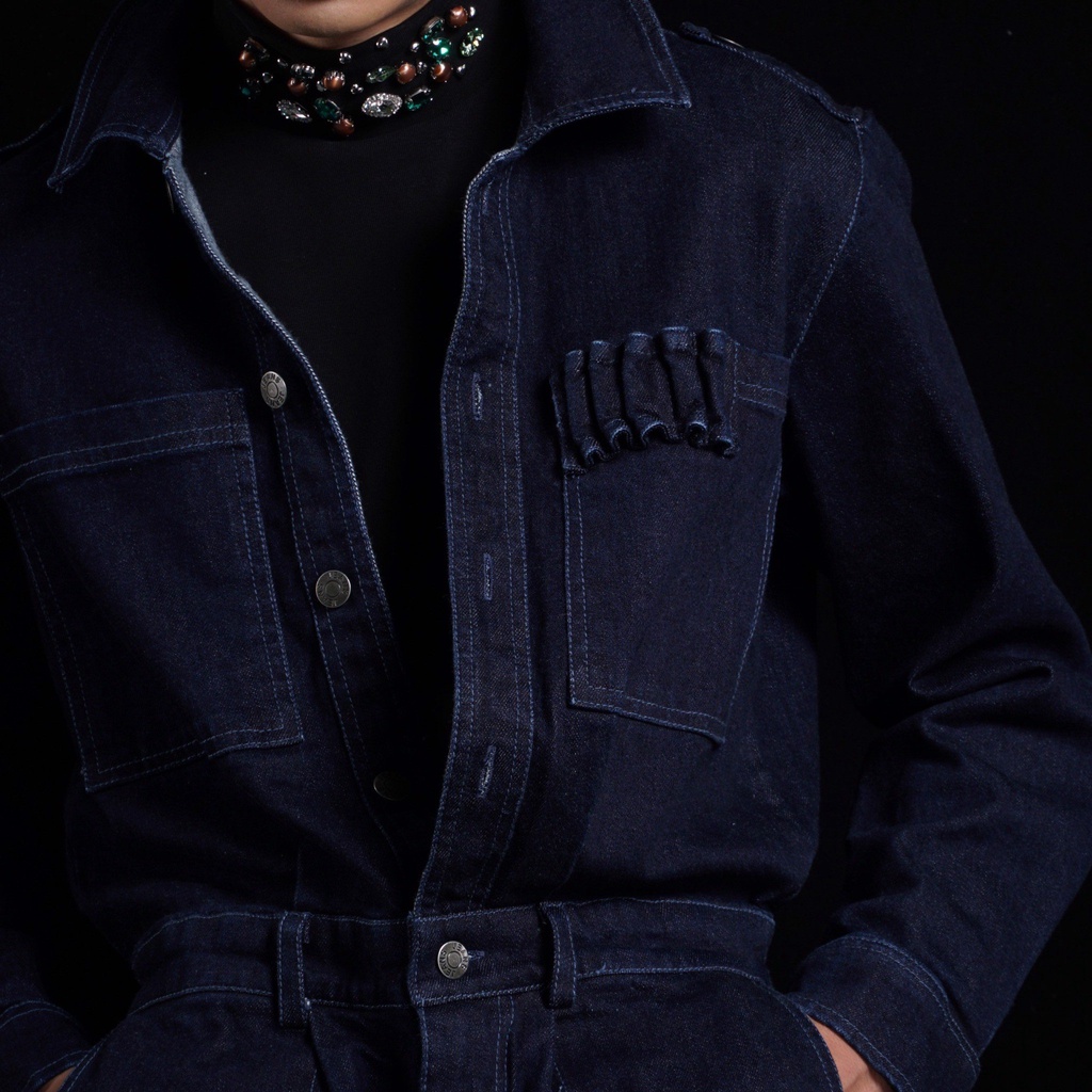 THE ENGINEER DENIM JUMPSUIT