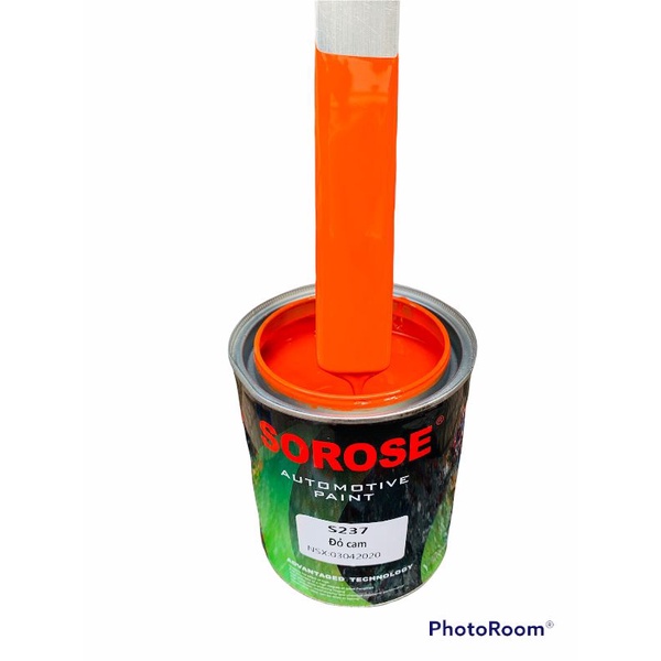 Sơn màu cam tự bóng S237 2K Sorose 1lít