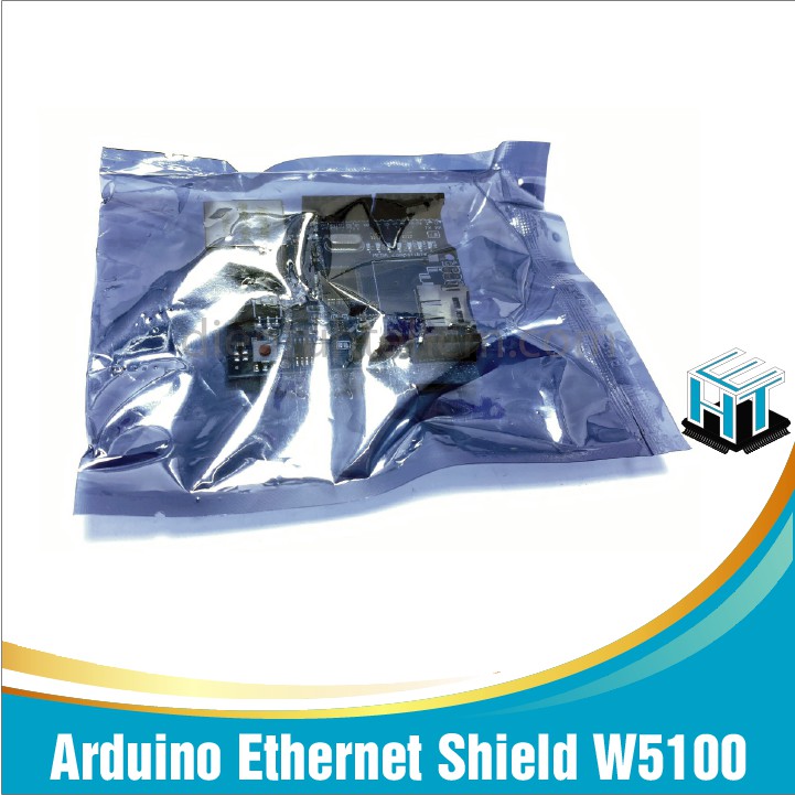 Mạch Arduino Ethernet Shield W5100 sử dụng chip W5100 từ hãng Wiznet