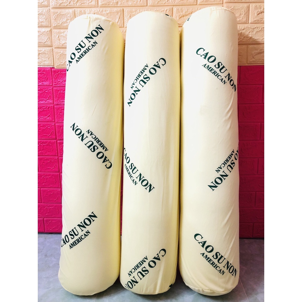 Gối ôm cao su 30x100 cao cấp cao su nhân tạo- gối nằm cao su - gối chống gáy