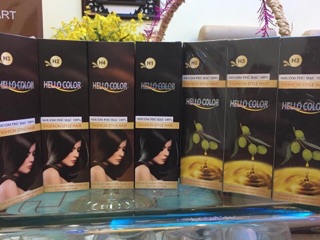 Nhuộm tóc phủ bạc Hello Color
