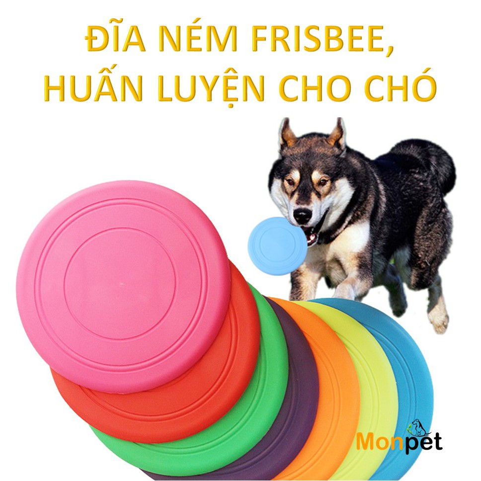 Đồ chơi đĩa bay huấn luyện chuyên dụng cho chó Frisbee