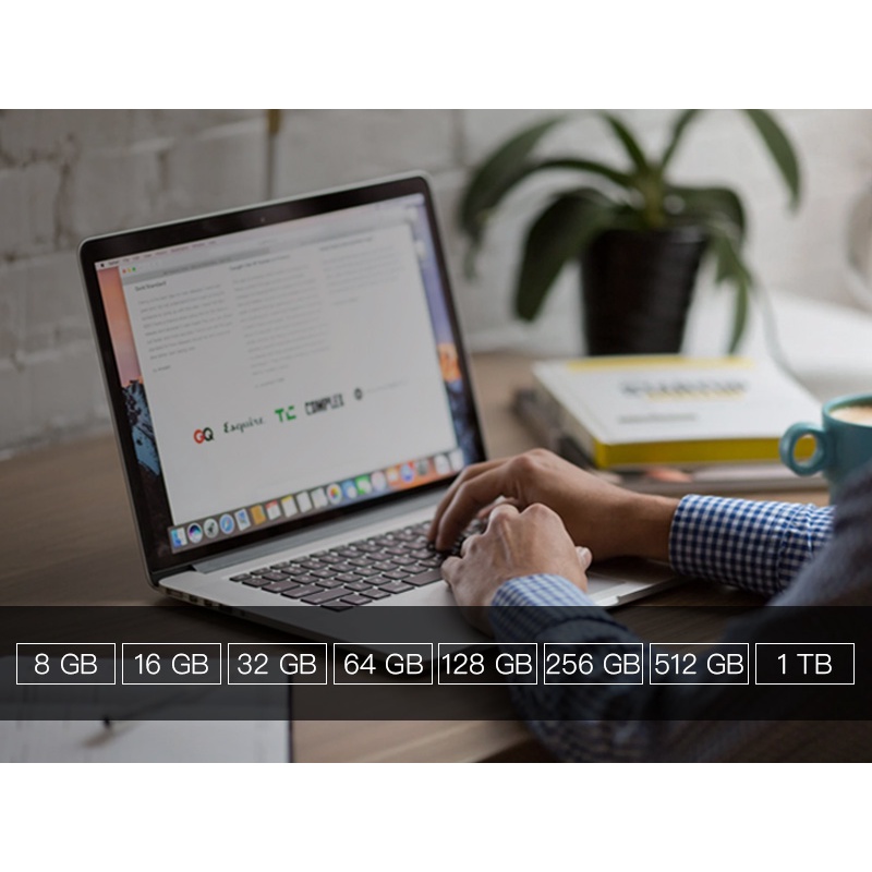 USB 3.2 Gen 1 Acer UP300 Tốc Độ Đọc/Ghi Lên Đến 100MB/s Dung Lượng 256GB/512GB/1TB