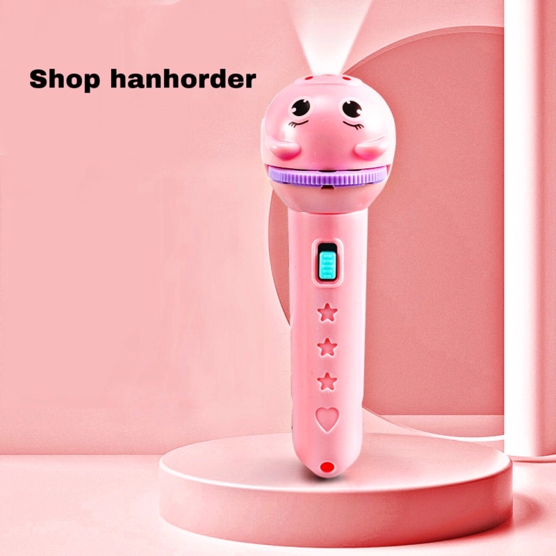 Đèn pin chiếu hình cho bé 24 hình động vật vui nhộn, giá sỉ.