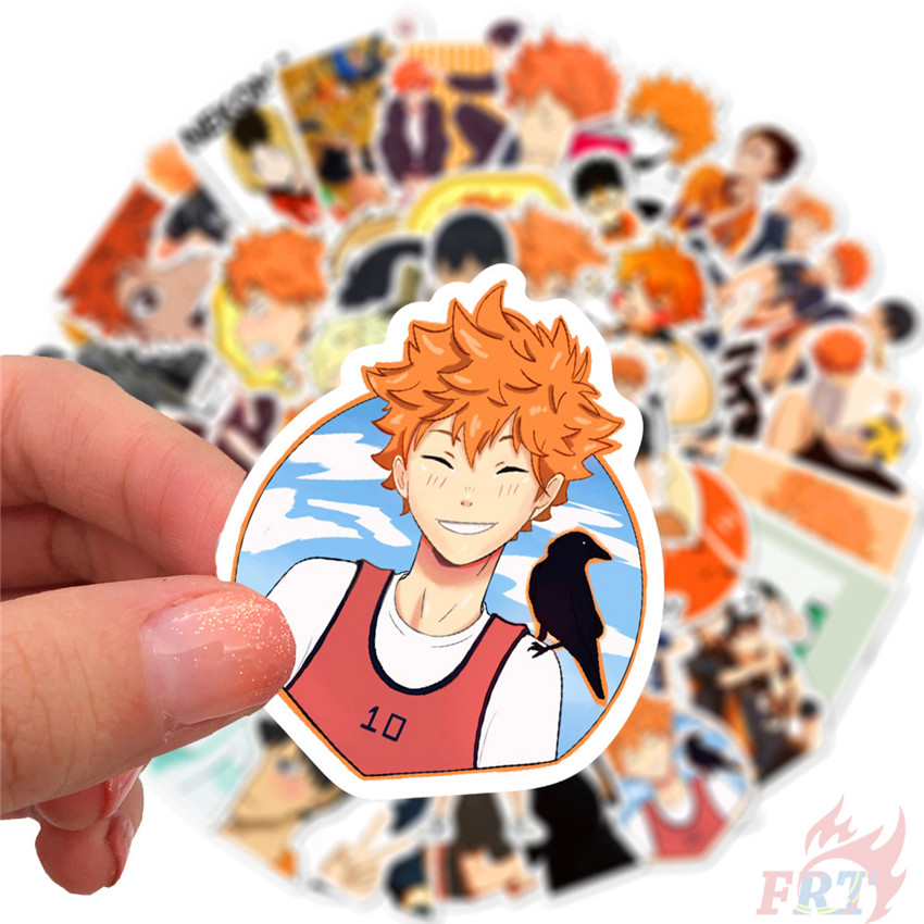 ❉ Haikyuu!! - Series 05 Anime Shoyo Hinata Tobio Kageyama Kei Tsukishima Yu Nishinoya Kozume Kenma Stickers ❉ 50Pcs/Set DIY Fashion Doodle Decals Stickers