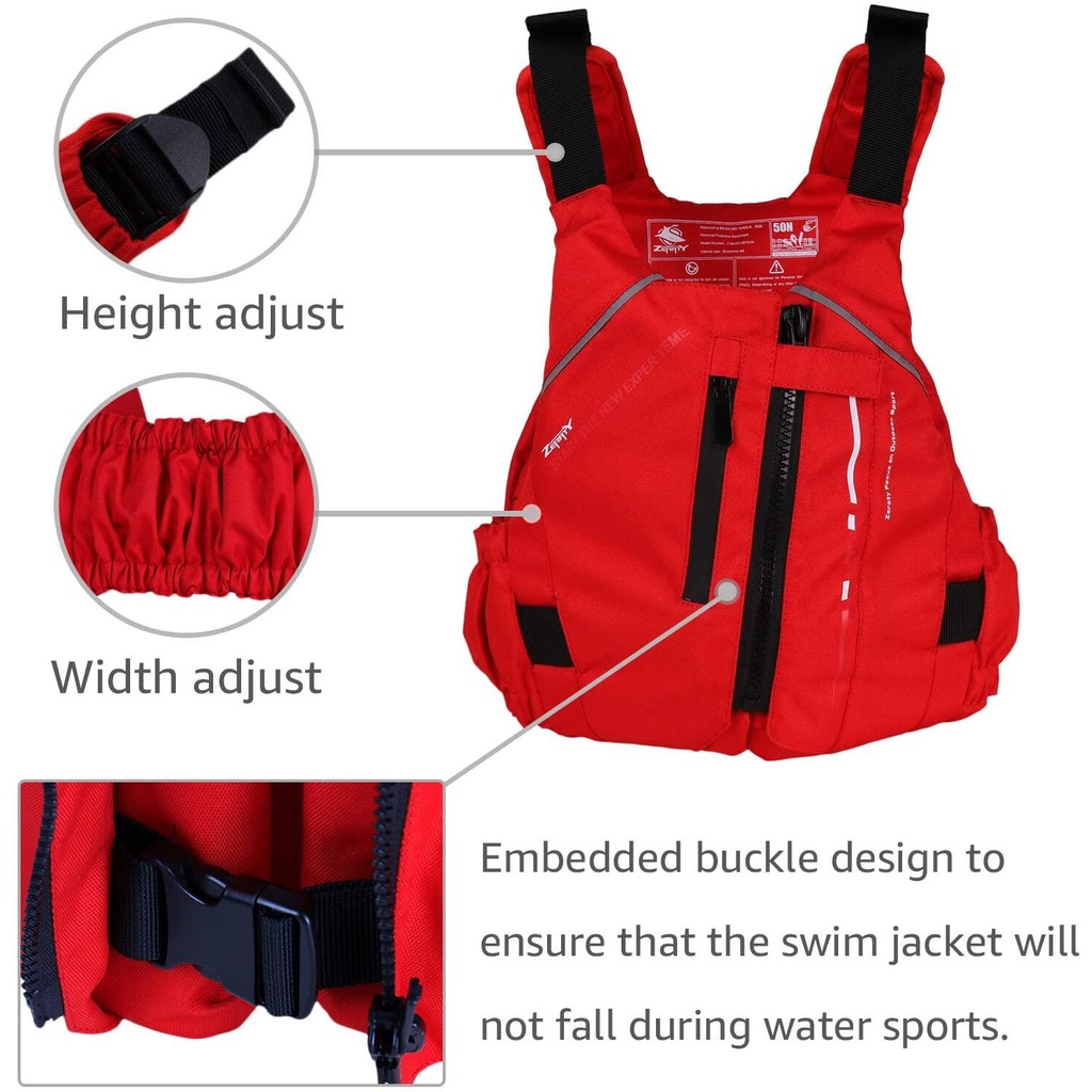 Áo Phao Cứu Sinh Siêu Nhẹ Tiện Dụng Cho Người Lớn