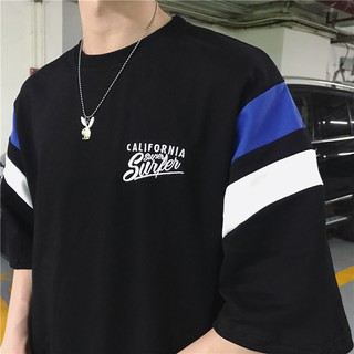 [Yeah1Shop]- Áo thun tay phối màu (M, L, XL)