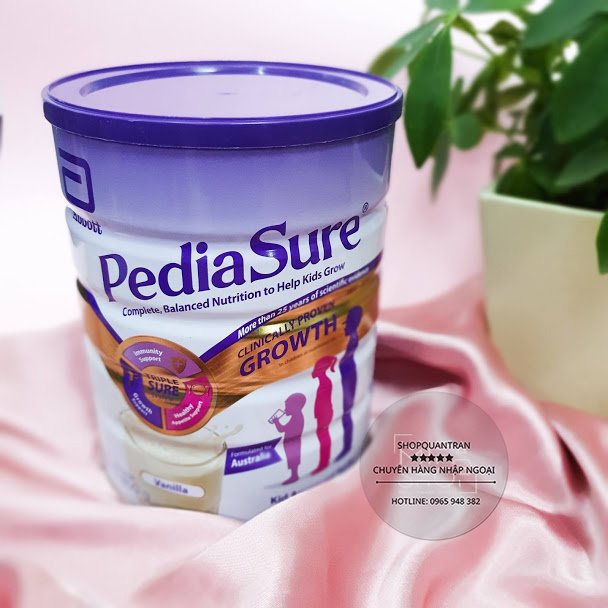 Sữa Pediasure Úc Hộp 850G (Date mới 2022) Hương Vanilla Chính Hãng Giá Tốt