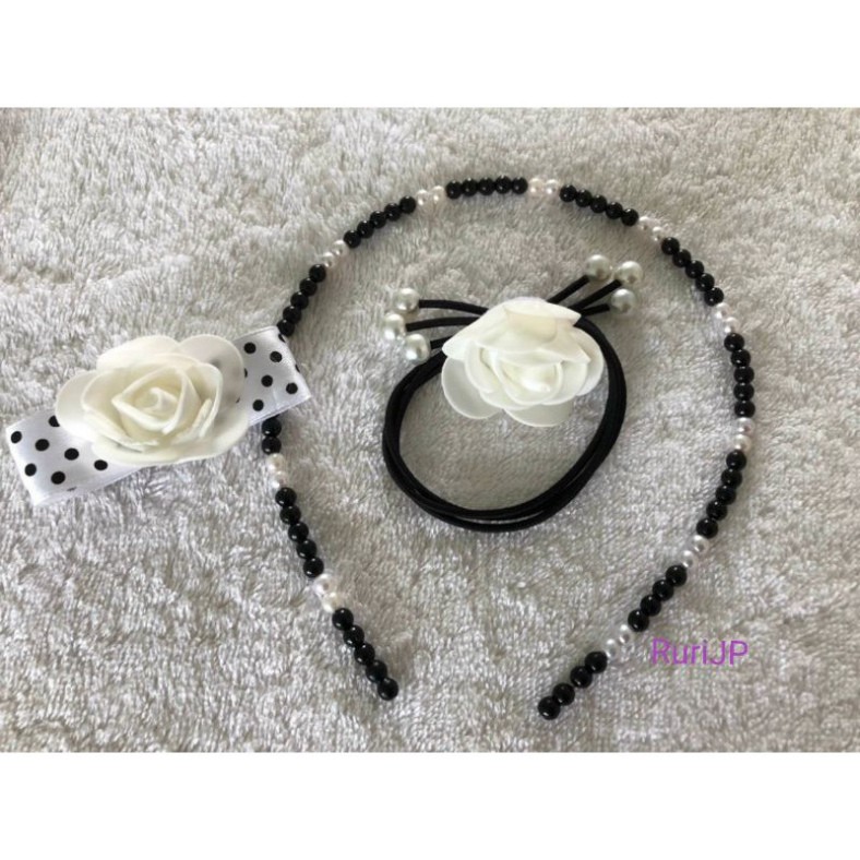 Combo băng đô, nơ kẹp, cột tóc xinh xắn cho bé