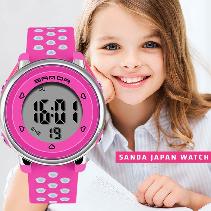 Đồng hồ Trẻ Em SANDA 2008 Nhật Bản, Chống Nước Tốt, An Toàn Tuyệt Đối Cho Bé