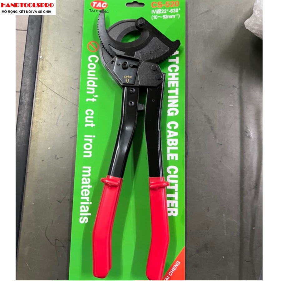 Kéo cộng lực cắt cáp đồng-nhôm 500 mm2 TAC CS-520 (Tai Cheng)