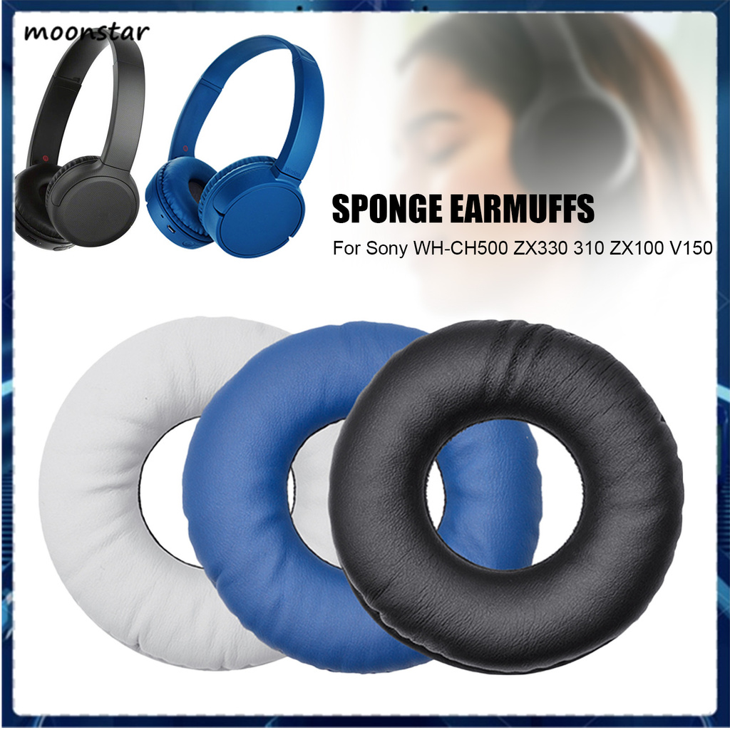 Cặp đệm tai nghe bằng da cho Sony Wh-Ch500 Zx330 310 | BigBuy360 - bigbuy360.vn