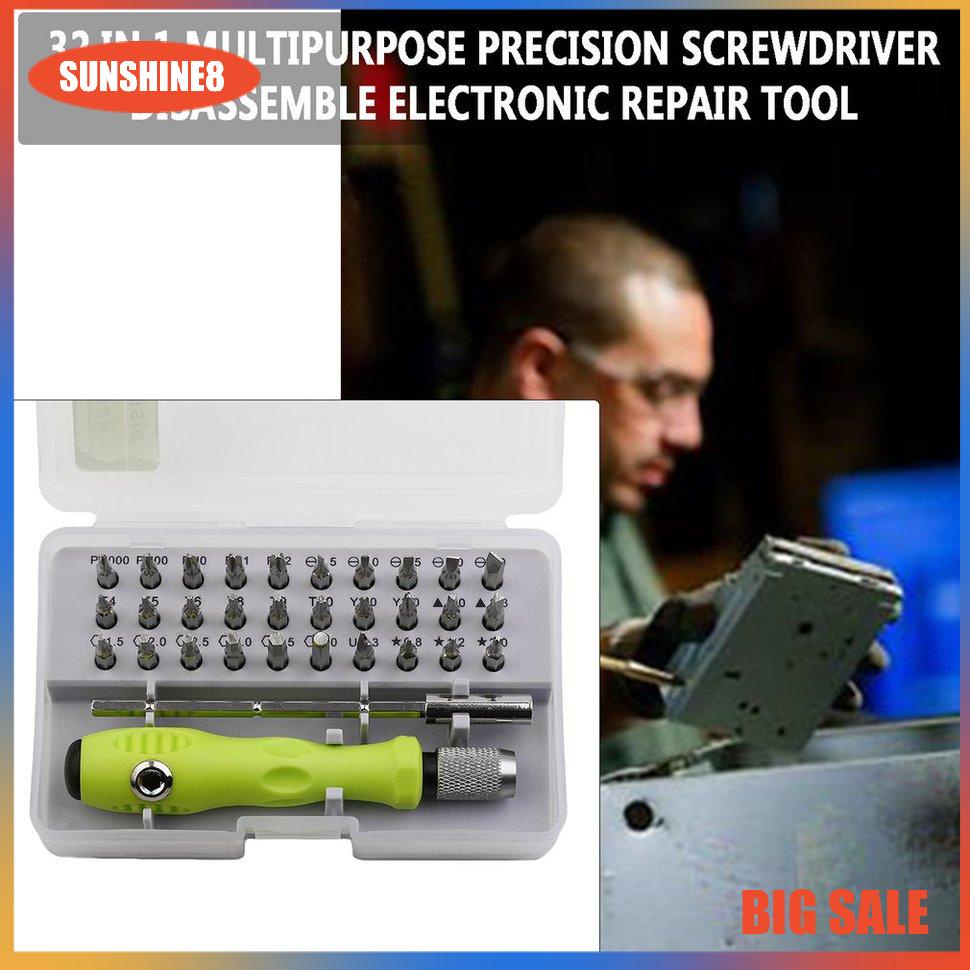 【SUN】[NEW]32 In 1 Multipurpose Precision Screwdriver Disassemble Electronic Repair Tool