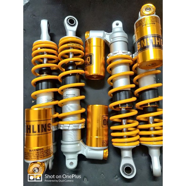 Phuộc Ohlins Bình dầu dưới 32cm gắn AirBlade Nouvo 5 6 PS Dylan Shark Impulse NVX ,xe điện Feliz