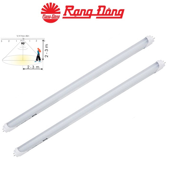 Bóng LED Tuýp 120/18W cảm biến Rạng Đông LED TUBE T8 120/18W RADA