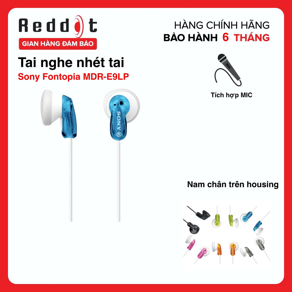 Tai Nghe Nhét Tai Sony Fontopia MDR-E9LP - Hàng Chính Hãng