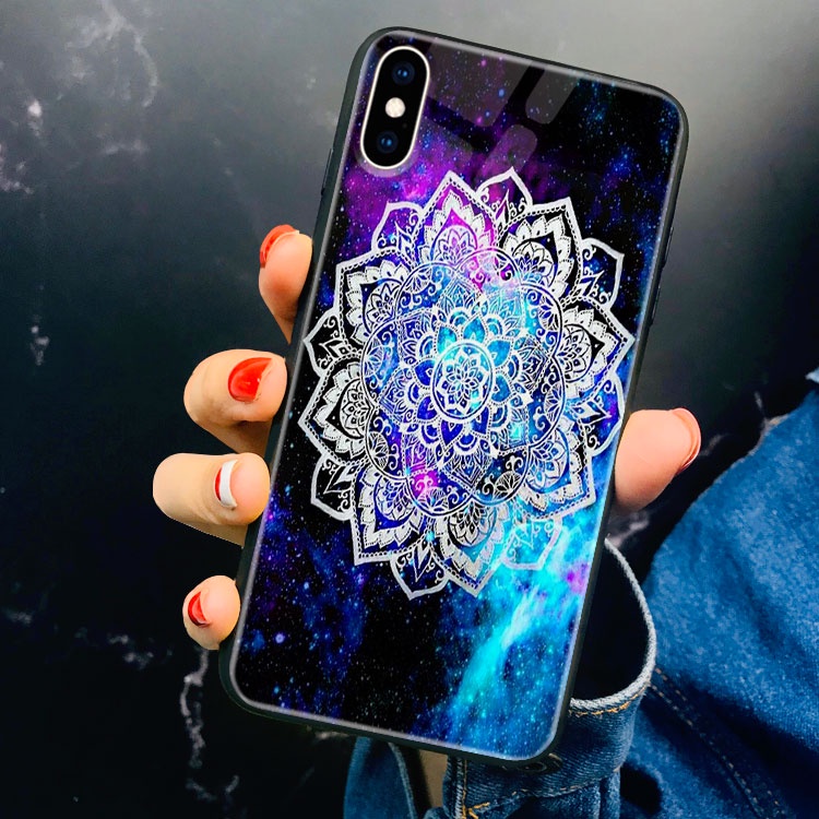 Ốp Lưng Iphone xr đẹp Mandala_172 RedAllStar 5/5s/6/6plus/7/8/7plus/8plus/x/xs/xs max/11/11pro max