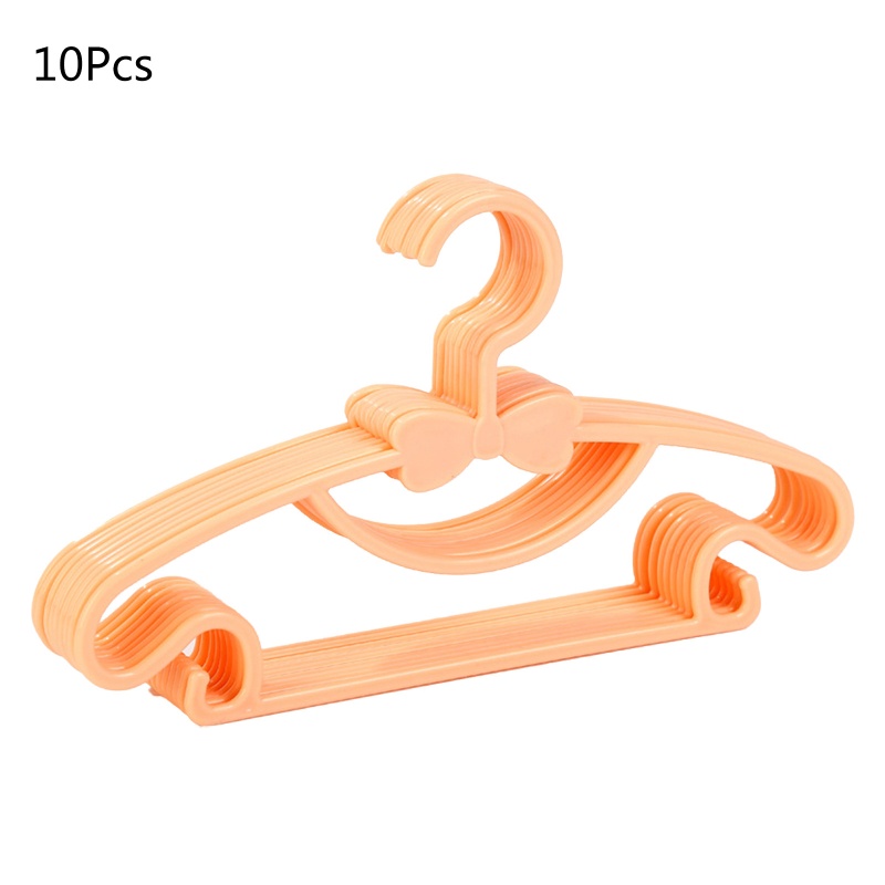 Set 10 Móc Treo Quần Áo Em Bé Chống Trượt Tiện Lợi