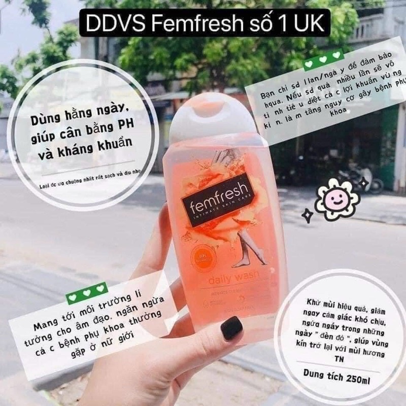 Dung dịch vệ sinh phụ nữ Femfresh Úc