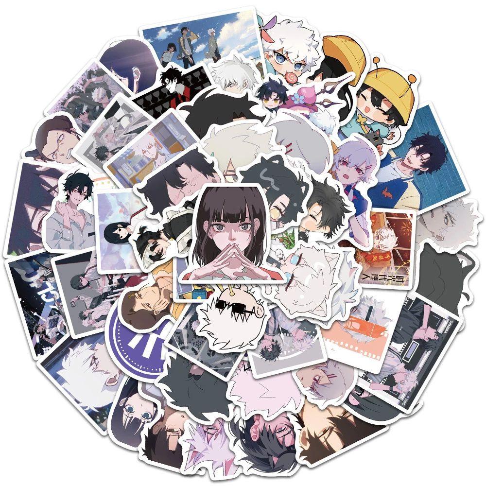 Nhãn Dán Trang Trí Va Li / Điện Thoại Họa Tiết Hoạt Hình Graffiti Dùng Làm Quà Tặng Cho Bé